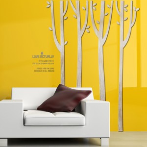 우드 바람숲 (반제품) 거실 공부방 인테리어 스티커